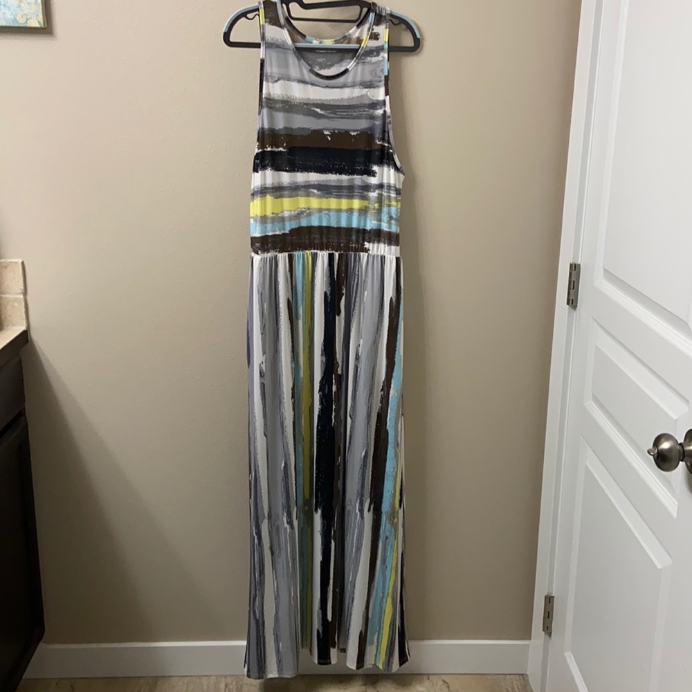 Multi-Colored Maxi Dress